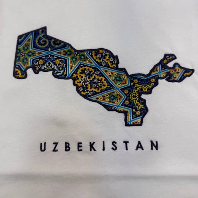Футболка UZBEKISTAN аппликация