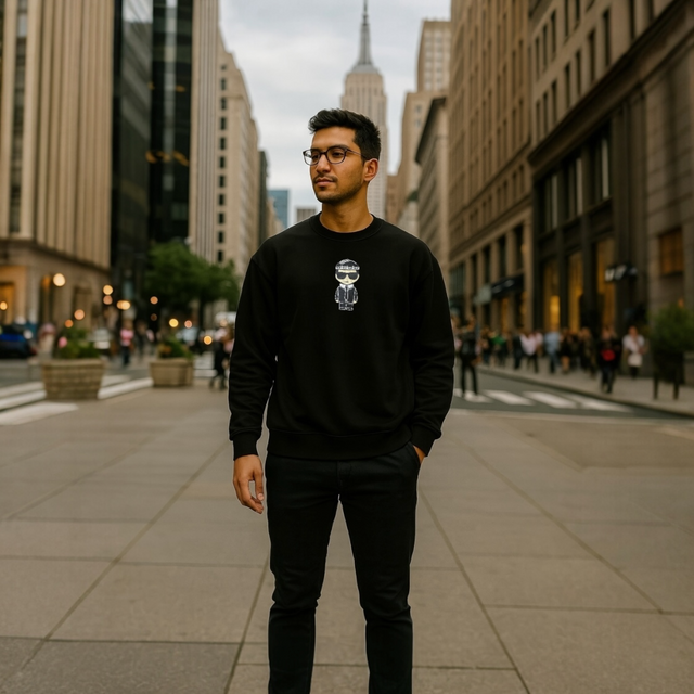 Свитшот МУЖИК В ТЮБЕТЕЙКЕ